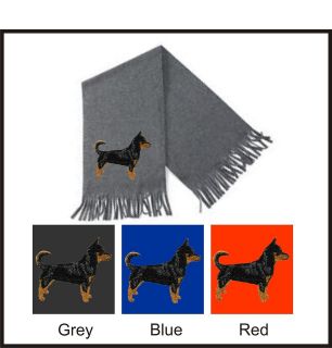 lancashire heeler scarf embroidered by dogmania location united 