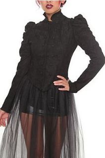 Hell Bunny Black Gothic Victorian Spin Doctor Sexy Vampire Steampunk 