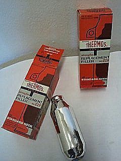 Thermos Replacement Filler Bottle Liner 22F New Vtg Ct Flaws Lot of 2 