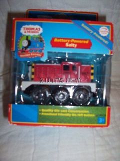 NEW Thomas & Friends Wooden Railway Battery Powered Train Salty 