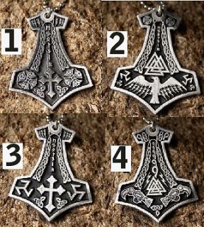 thor s hammer mjolnir pewter pendant choice of 4 design