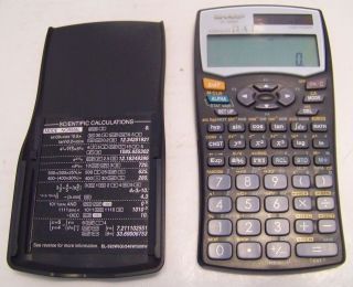 Sharp EL 506W Scientific Calculator Advanced D.A.L. w/ Cover Used 