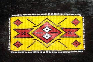 lg barrette native american indian beadwork new 34 time left