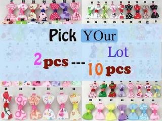 Pick your Lot 2pcs 10pcs Lovely Bow Barrettes Hair Clips,Baby/Gir​l 