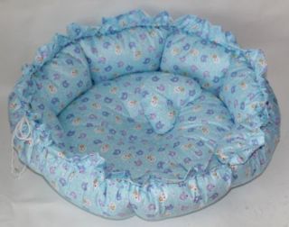 pet doggie cat bed mat soft doghole kennel doghouse round US STOCK 