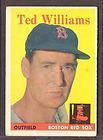 1958 topps complete team set of 33 boston red sox