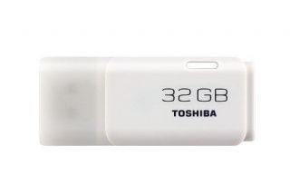 TOSHIBA USB FLASH DRIVE HAYABUSA WHITE 32GB 32G 32 G GB BRAND NEW FAST 