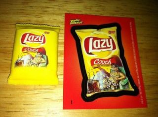 WACKY PACKAGES COLLECTIBLE ERASERS SERIES 2 LAZY LAYS POTATO CHIPS #1 