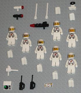   Lot 7 Spacemen Guys People Outer Space Mars Astronaut Minifigs