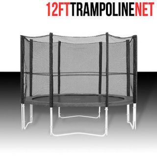 12’ FT Round Trampoline Net Enclosure Netting Fence Safety 
