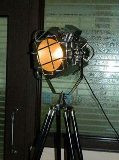 Floor Lamp Spotlight Nautical Studio Tripod Floor Lamps Search light
