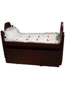 Cherry Doll Stackable Bed Trundle Made To Fit American Girl & ANY 18 