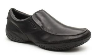 Tsubo Carrado Casual Walking City Slip On Shoe Black Leather 8334 BLK