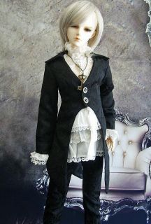 BJD Uncle Doll Outfit Gothic Style Tuxedo Suit super dollfie SD17 