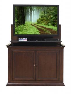 harrison espresso tv lift cabinet for tv s up to