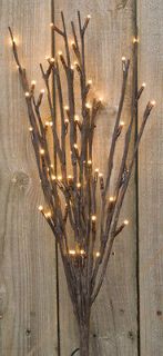 19 3 4 lighted willow twig branch electric 60 lights
