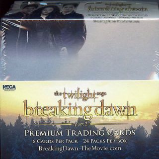 neca twilight saga breaking dawn 2 movie trading card sealed