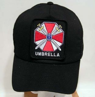 resident evil umbrella corp baseball cap hat w patch time