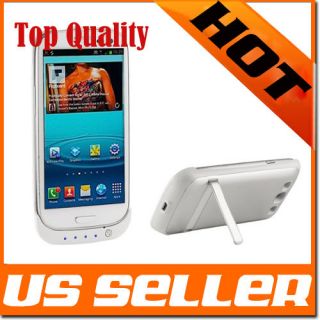 3200mAh External Backup Battery Charger Case For Samsung Galaxy S III 