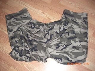 MENS CAMO CARGO PANTS W/REMOVABLE LEGS BY ATHLETIC WORKS SZ 2XL