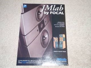Newly listed JM Lab Focal Grande Utopia Speaker Ad, Utopia, 1997