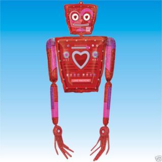 73 valentine s day love machine robot foil balloon from