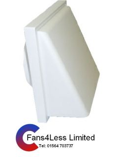 NEW Extractor Fan Wall or Ceil White Grille Ventilation protective 