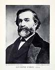 1942 Print Giuseppe Verdi Portrait Composer Italian Romantic Opera 