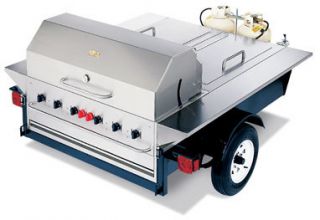 BBQ Grill TG 1 Crown Verity Tailgate Barbecue BBQ Concession Trailer