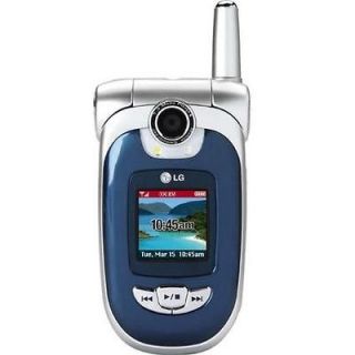 Verizon LG VX8100 Blue CDMA GPS 3G Flip Cell Phone No Contract Used 