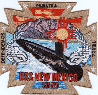 uss new mexico ssn 779 5 inch fe bc patch