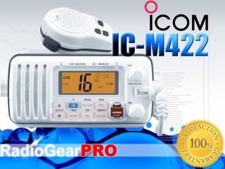 icom m422 marine vhf radio white ic m422 dsc mic
