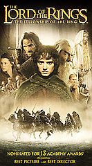 The Lord of the Rings The Fellowship of the Ring (VHS, 2002)