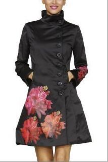   Women Desigual Black Coat Jacket VICKY 6 size (UK 8 10 12 14 16 18