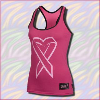 New PARTY IN PINK LOVE RACERBACK ZUMBA Tank Top, Size MEDIUM, Free 