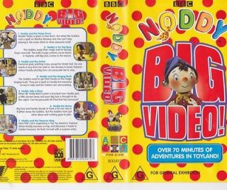 NODDY BIG VIDEO~ VIDEO VHS PAL VIDEO~ A RARE FIND
