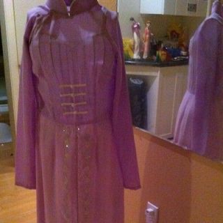 AO DAI Light Purple Slit Middle Glitter 2pcs vietnamese dress