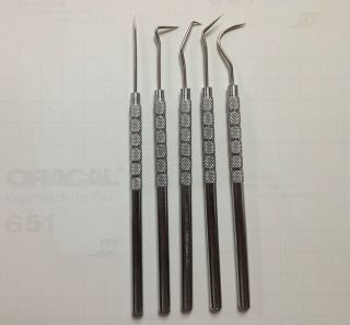 Vinyl Weeding Pick Tools 5pc Stainless Steel Professional Sign 