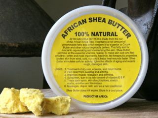 100% Natural Organic RAW UNREFINED SHEA BUTTER 16oz or 1 pound! NEW!