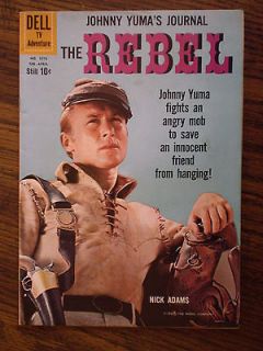 1960 Feb Apr Dell Comics #1076 The Rebel Johnny Yumas Journal