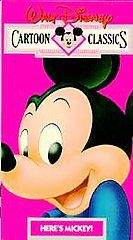 Walt Disney Cartoon Classics   V. 1   Heres Mickey VHS, 1991