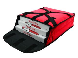 Case of 2 OvenHot Red Pizza Delivery Bag holds 3 24 Pizzas NEW