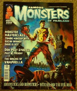 FAMOUS MONSTERS Of FILMLAND # 258 Monster MASTERCLASS Evil Dead COVER 
