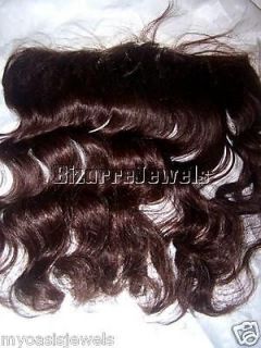   Human Hair Remi Remy Full Lace Frontal Partial Wig #7 Wavy Body Wave