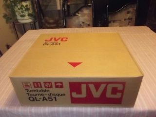 JVC QL A51 Stereo Turntable Quartz Locked & Auto Return NEW IN BOX