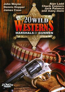 20 Wild Westerns Marshals Gunmen DVD, 2010, 2 Disc Set