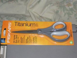New Fiskars Everyday 8 Softgrip Scissors with Titanium Blade Coating
