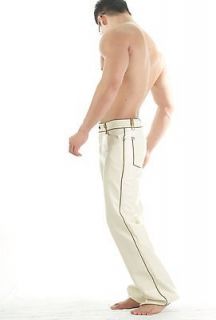  DOG Latex Gummi Rubber Casual Active Sporty Pants Sensation White Gold
