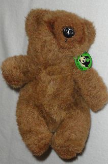 World WildLife Fund Brown Teddy Bear Sloth Stuffed Animal Plush Toy 