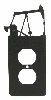 pump jack oil single outlet cover plate 